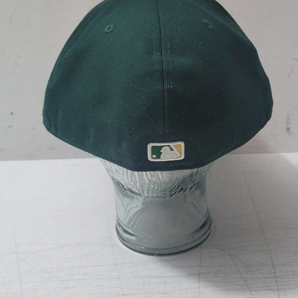 Oakland Athletics A's New Era Authentic On-Field 59FIFTY Fitted Hat Size 8 - Picture 6 of 13